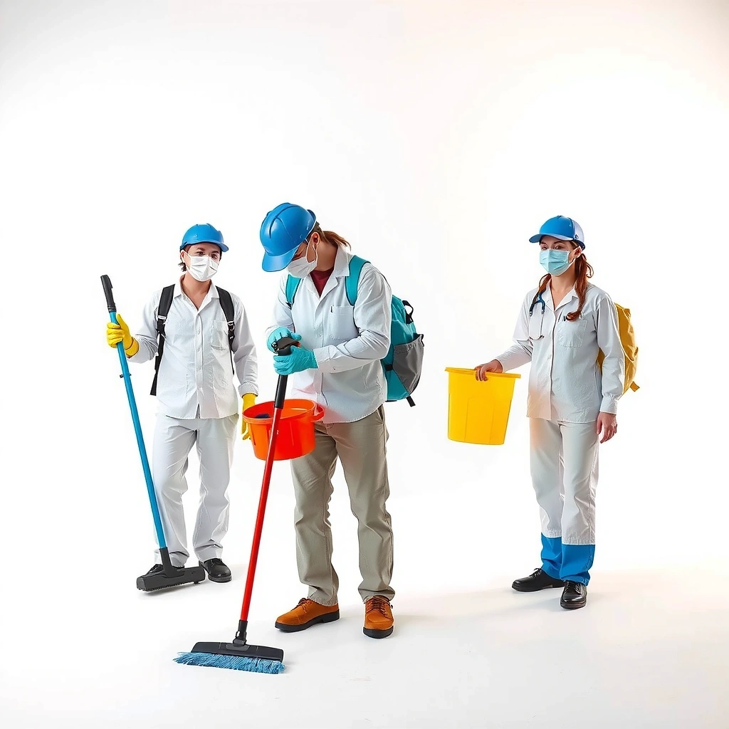 Emergency cleaning service response